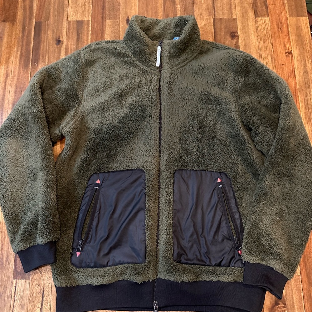 Men’s Adidas fuzzy jacket, size M